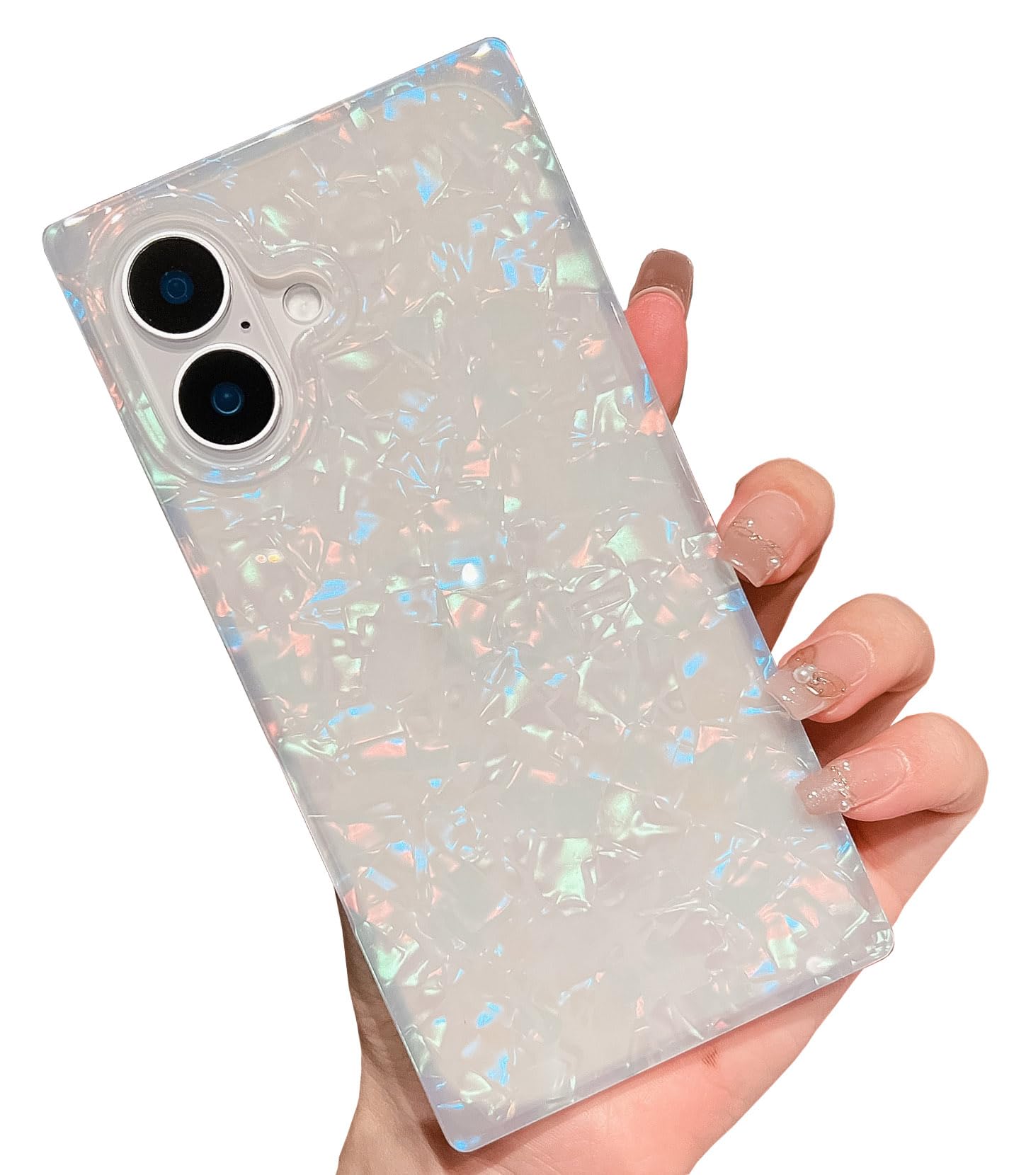 Photo 1 of KERZZIL iPhone 16 Case with Pearl Pattern