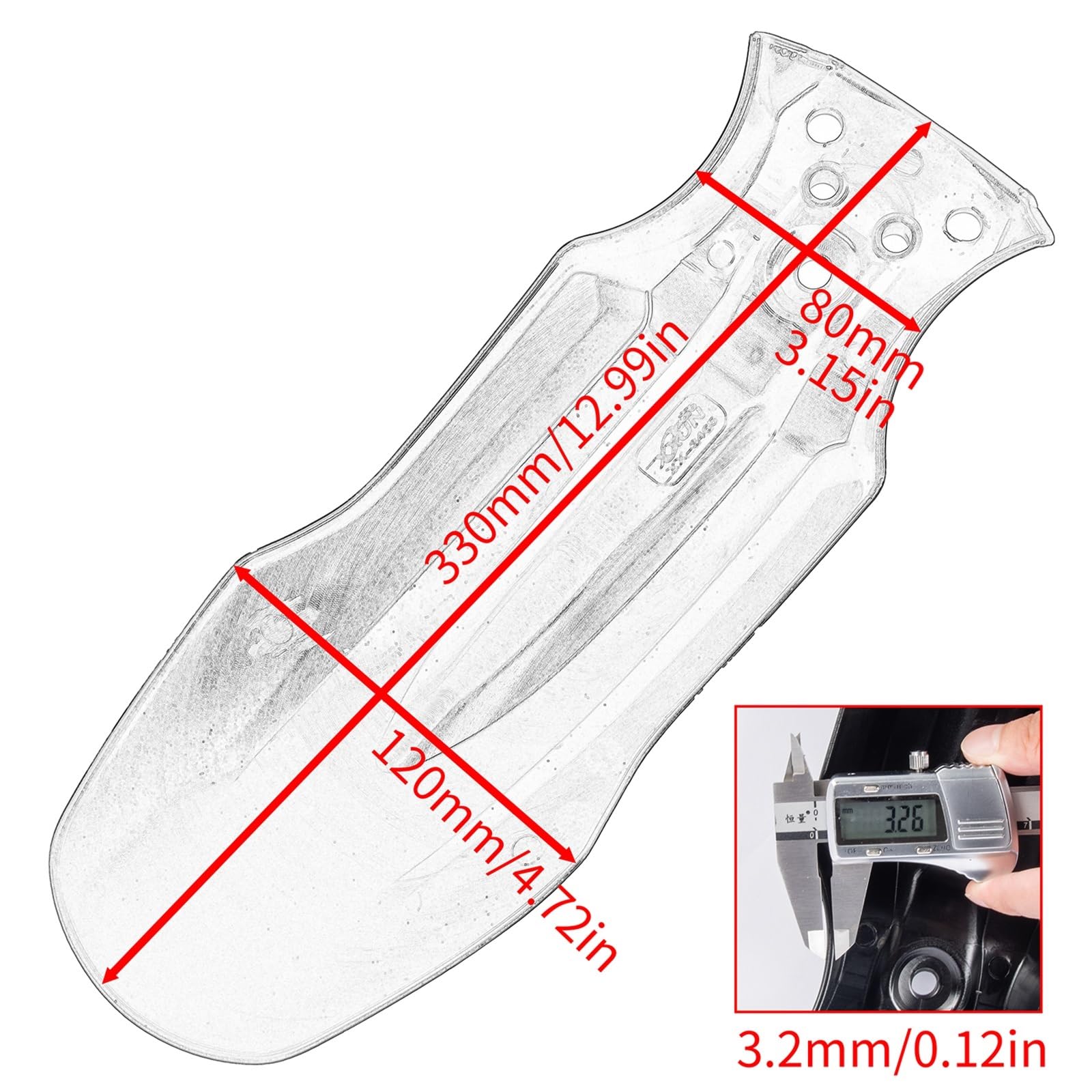 Parafango Anteriore Per Cross Cub 110/CC100 2023-2024