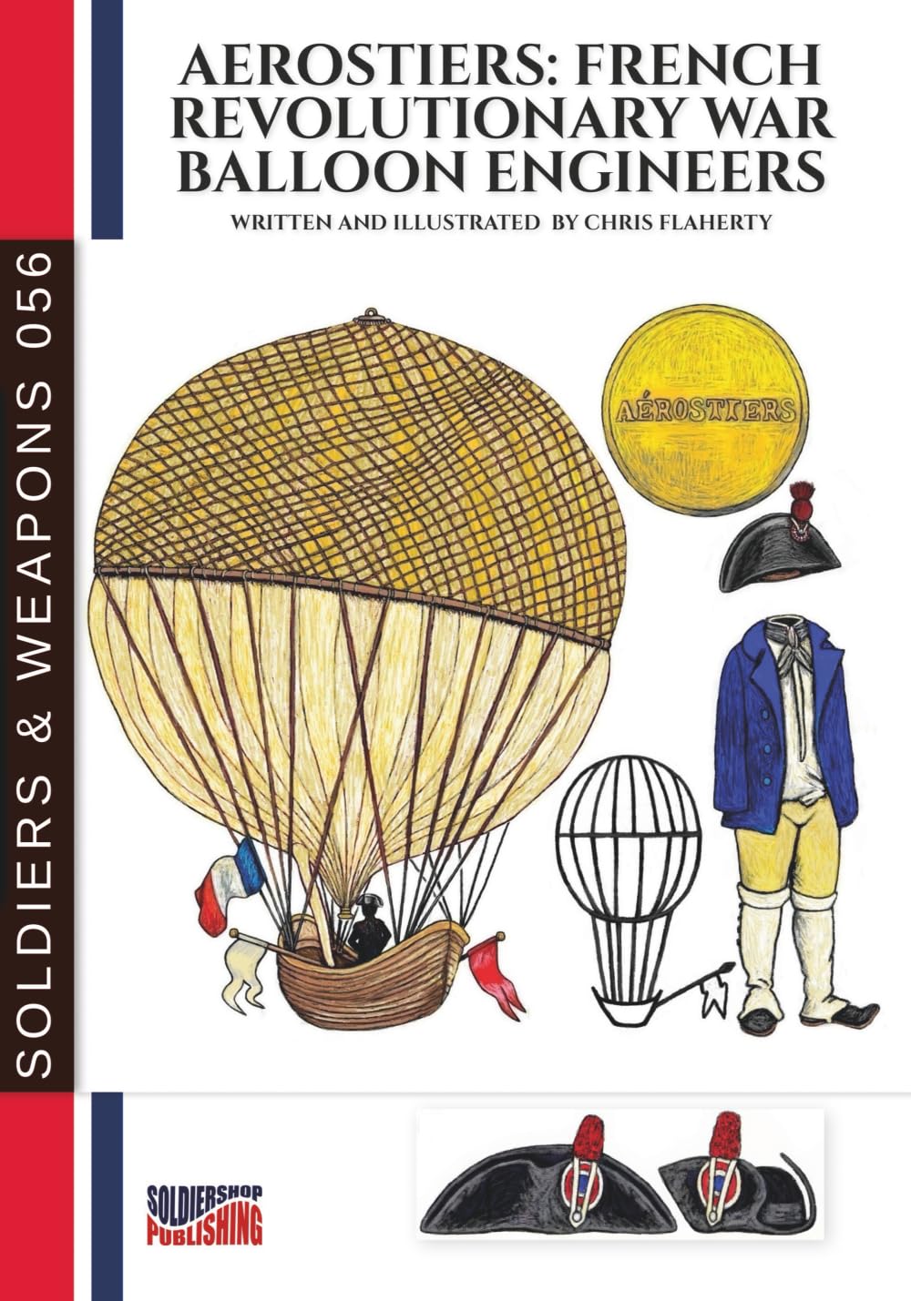 Aerostiers ingénieurs ballon de guerre Révolution française figurine historique