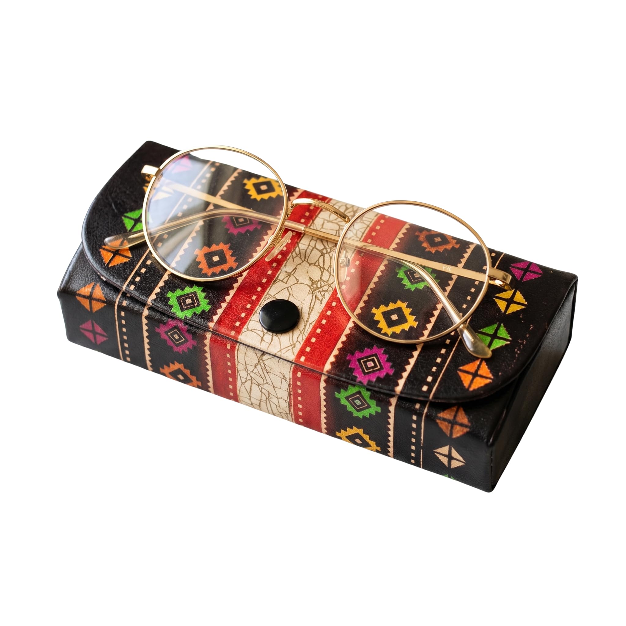 silkykraftz Genuine Leather Designer Spectacle Case-picture-11