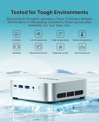 Vista 8 de ACEMAGIC Mini PC Windows 11 Pro, procesador AMD Ryzen 4300U de hasta 3.7 GHz, 16 GB DDR4 256 GB SSD, 4K triple pantalla WiFi5 BT4.2 VESA Micro PC
