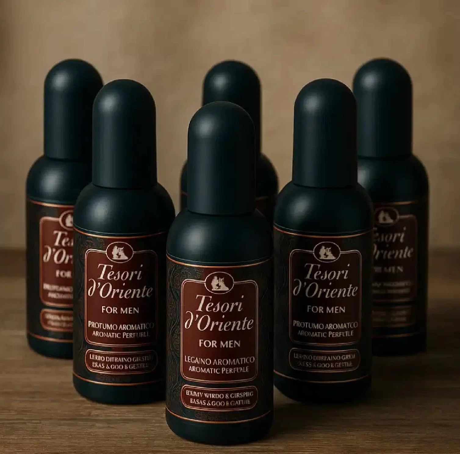 Tesori D'oriente Ebano e Ginseng 100ml, frischer und holzig-aromatischer Duft 3x100ml + Italian Gourmet polpa 400gr