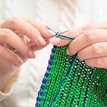 Uxcell 5Pcs US 2.5(3mm) Aiguille de tricot à double pointe 7.87 Longueur des pouces Acier inoxydable Tiges aiguilles avec 10 Marqueur de mailles pour les projets faits à la main DIY Tricots