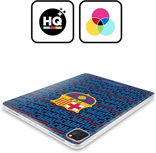 Miniatura 2 de Head Case Designs Officially Licensed FC Barcelona Barca Crest Patterns Soft Gel Case Compatible with Samsung Galaxy Tab S8 Plus