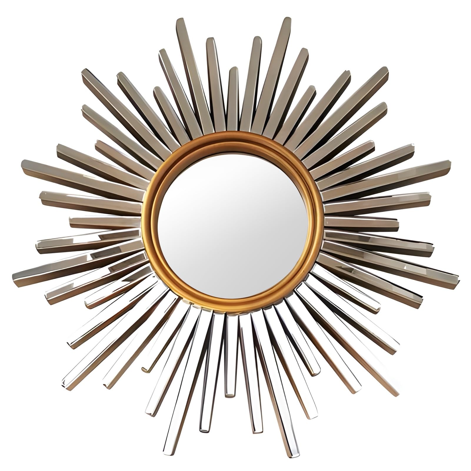 Miroir rond soleil 85 cm : sublimez votre entrée et votre salon