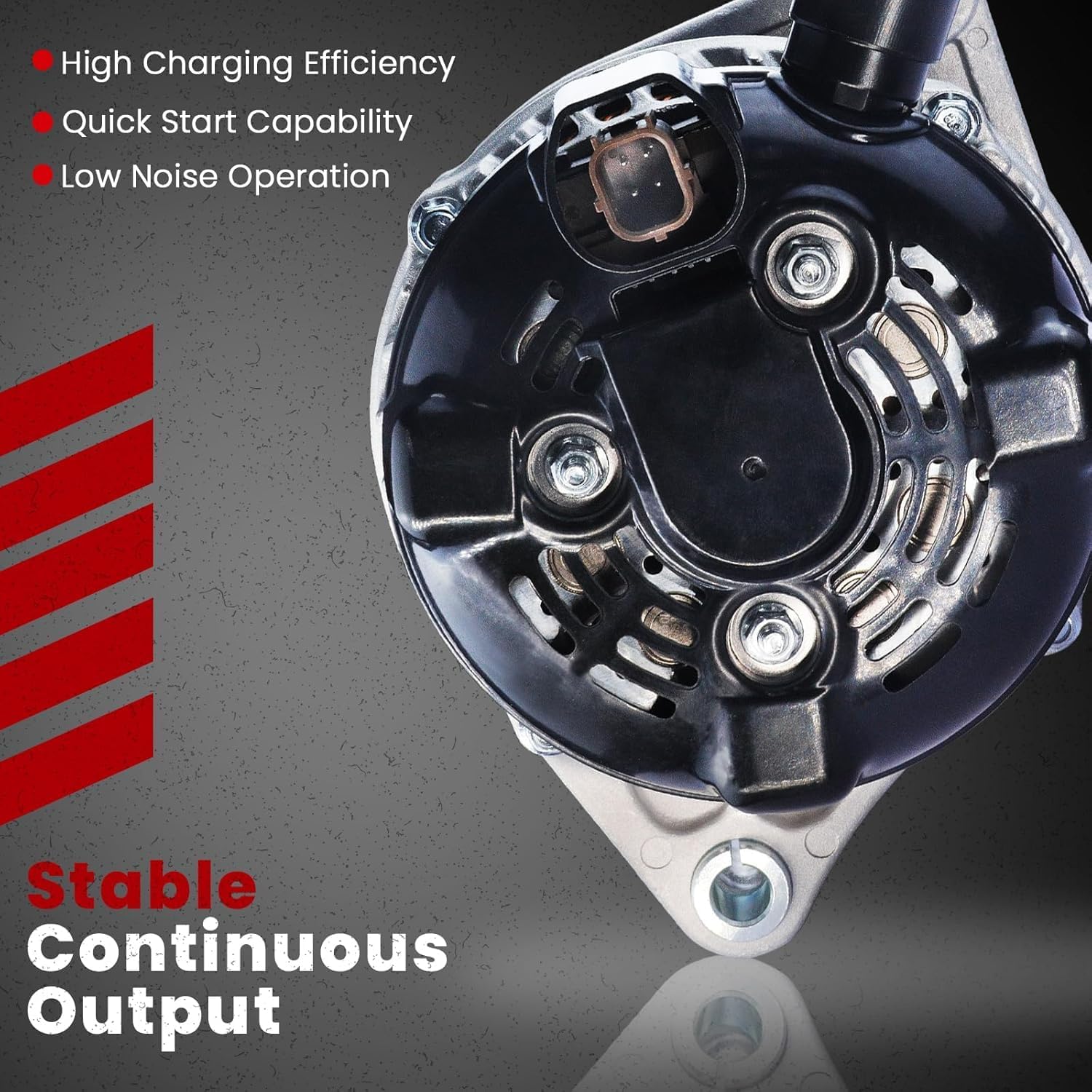 Output Alternator for:-Honda Odyssey 3.5L EX 2014 2015 2016 2017, EX-L 2014-2017, LX 2014-2017, SE 2016 2017, Touring, Touring Elite 2014-2017 3.5L V6, 12V 130Amp CW OE# 31100-RV0-A11, 11775N