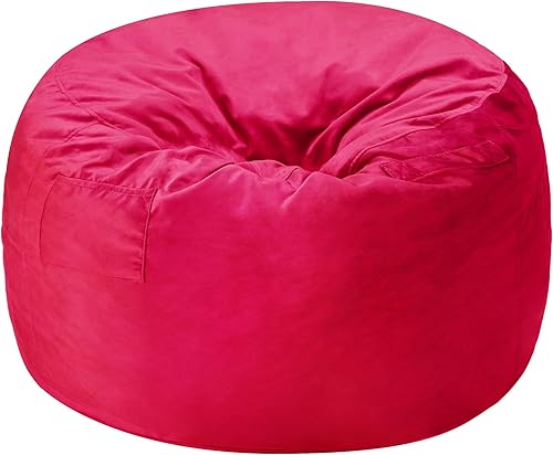 Miniatura 8 de Homguava - Sillón puff de 4 pies Sillón estilo puff grande de 4 pulgadas con relleno de espuma viscoelástica, sofá suave con funda de terciopelo