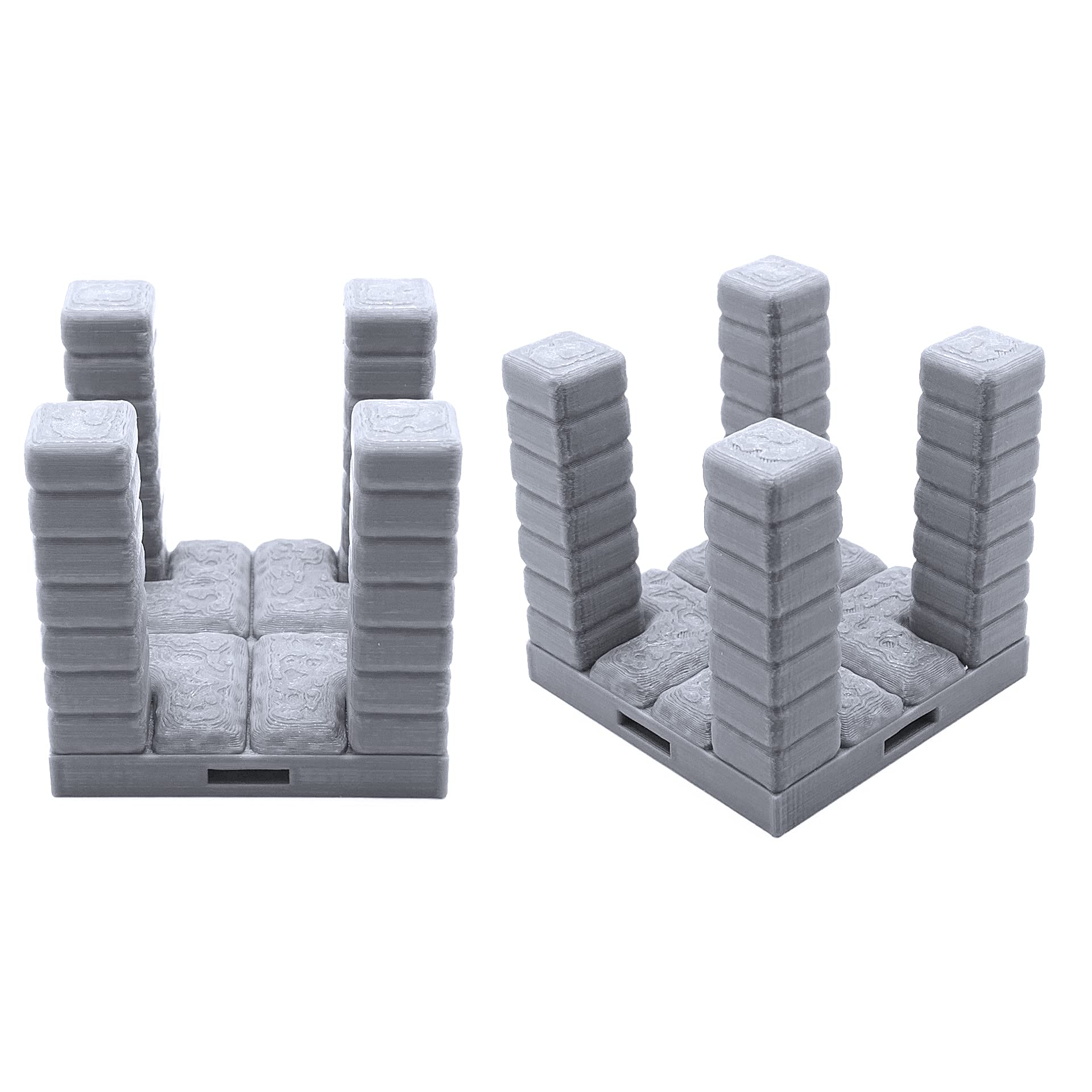 EnderToys - Piastrelle per dungeon con chiusura a chiave, per sala colonna, paesaggio del terreno, 28 mm, in miniatura
