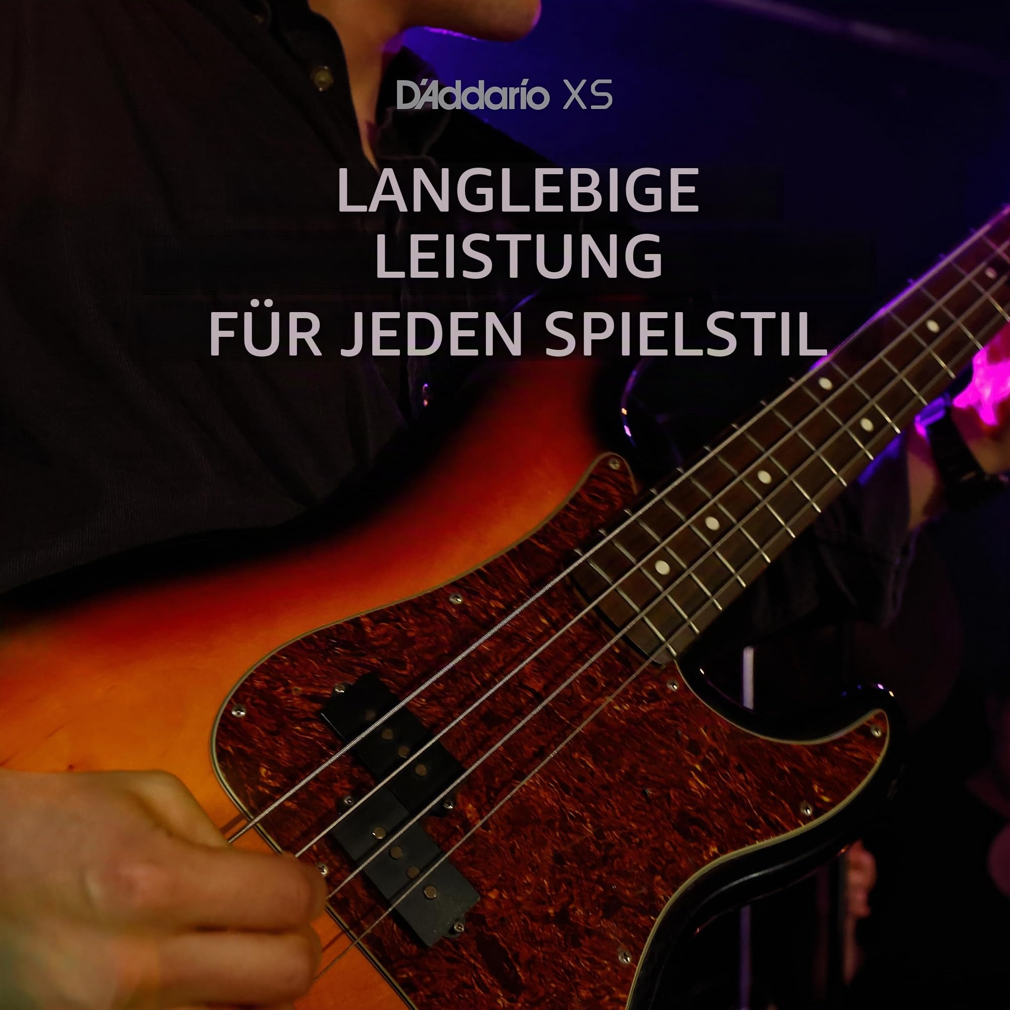 D'Addario XS Beschichtete Basssaiten XSB45100, 45-100, 4-String
