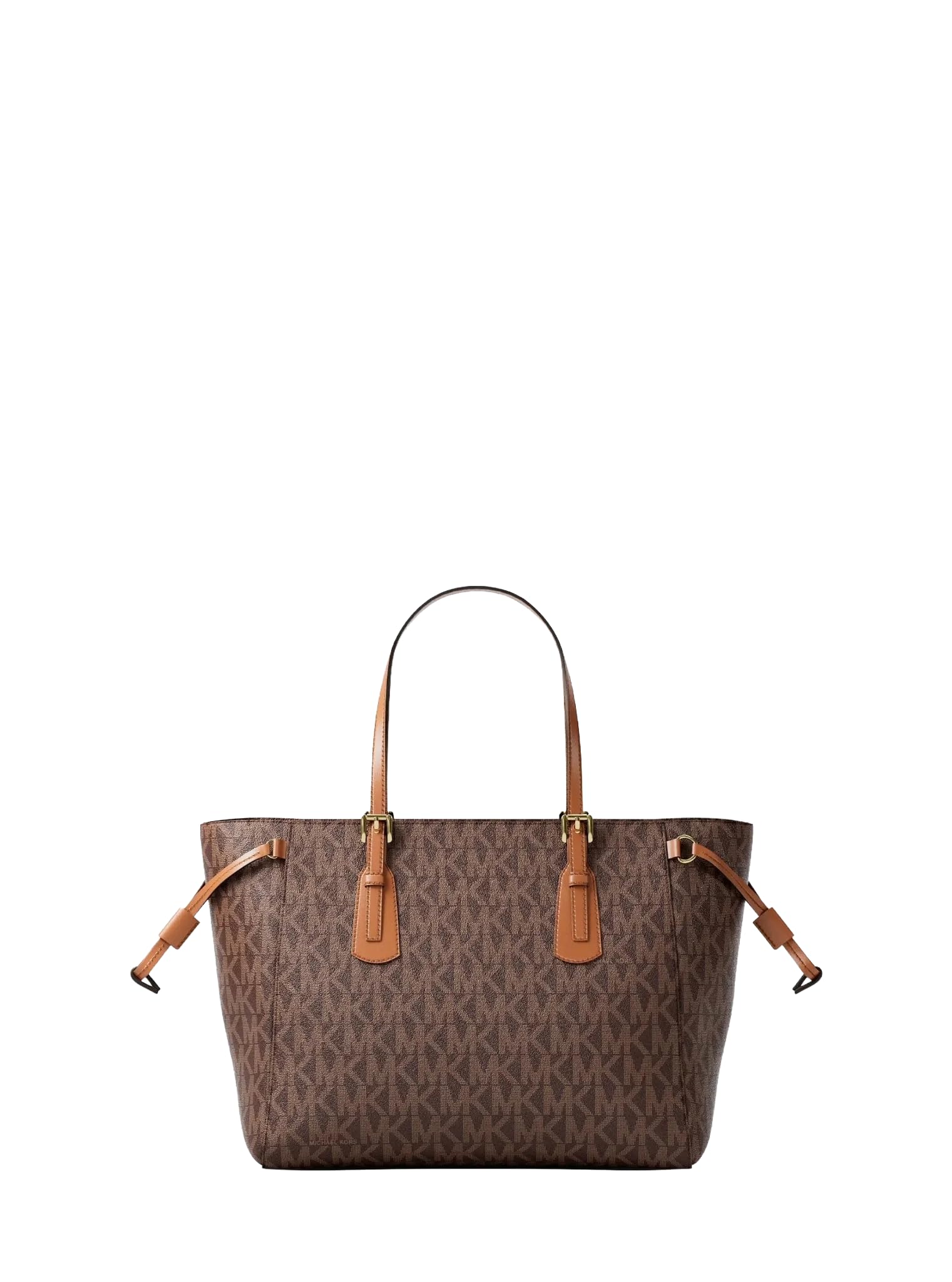 Michael Kors Voyager Extra-Small Signature Logo Convertible Crossbody Bag Brown