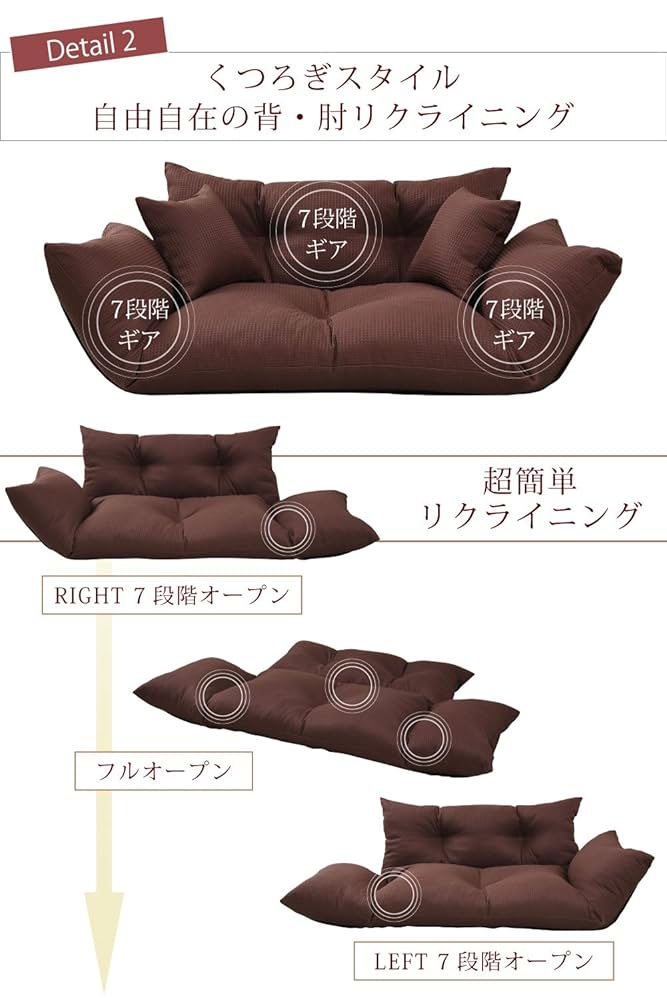 最終値下げ【通常価格: 32,800円】新ジャンボカウチソファ【ベージュ】 3 最終値下げ【通常価格: 32,800円】新ジャンボカウチソファ