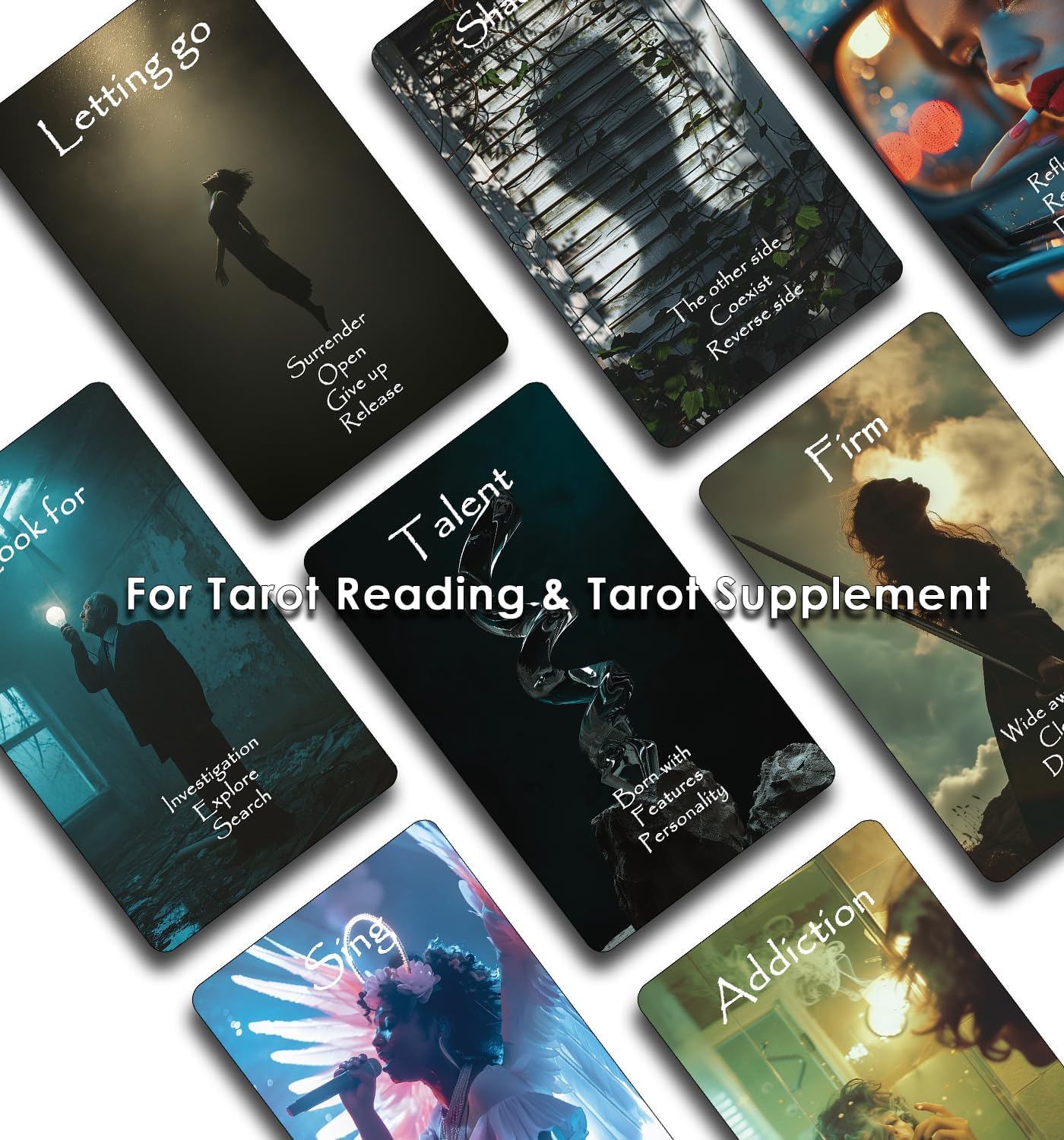 The Truth Oracle Cards Deck, Revealing The Truth of Life, Love, Past, Now, Future Oracle Cards for Beginner with meanging on Them - Image 6