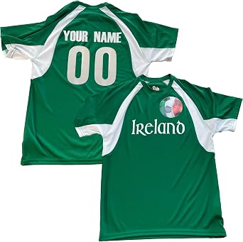 Boys Custom Ireland Soccer Ball 1 Youth Jersey Personalized with Your Names and Numbers