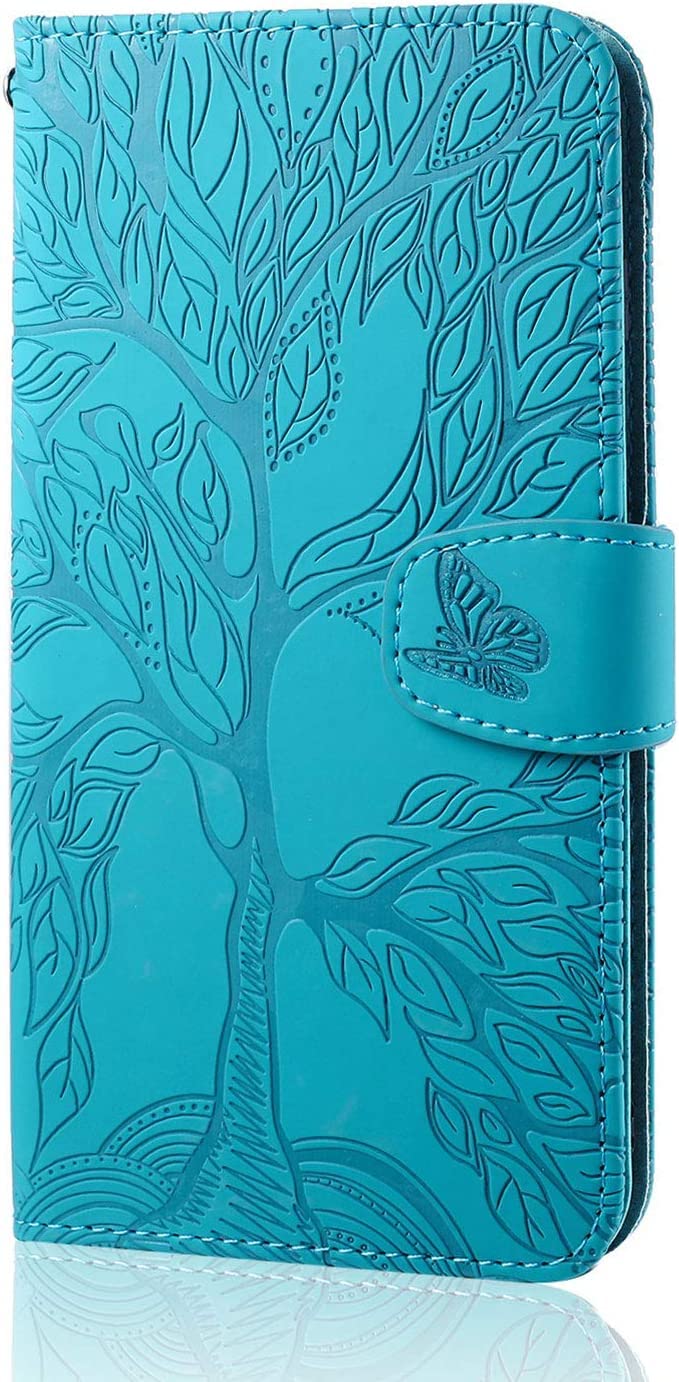 Tiyoo Flip Phone Case for iPhone 11 Pro, Shockproof Leather Wallet Case with The Tree of Life Pattern - Image 2