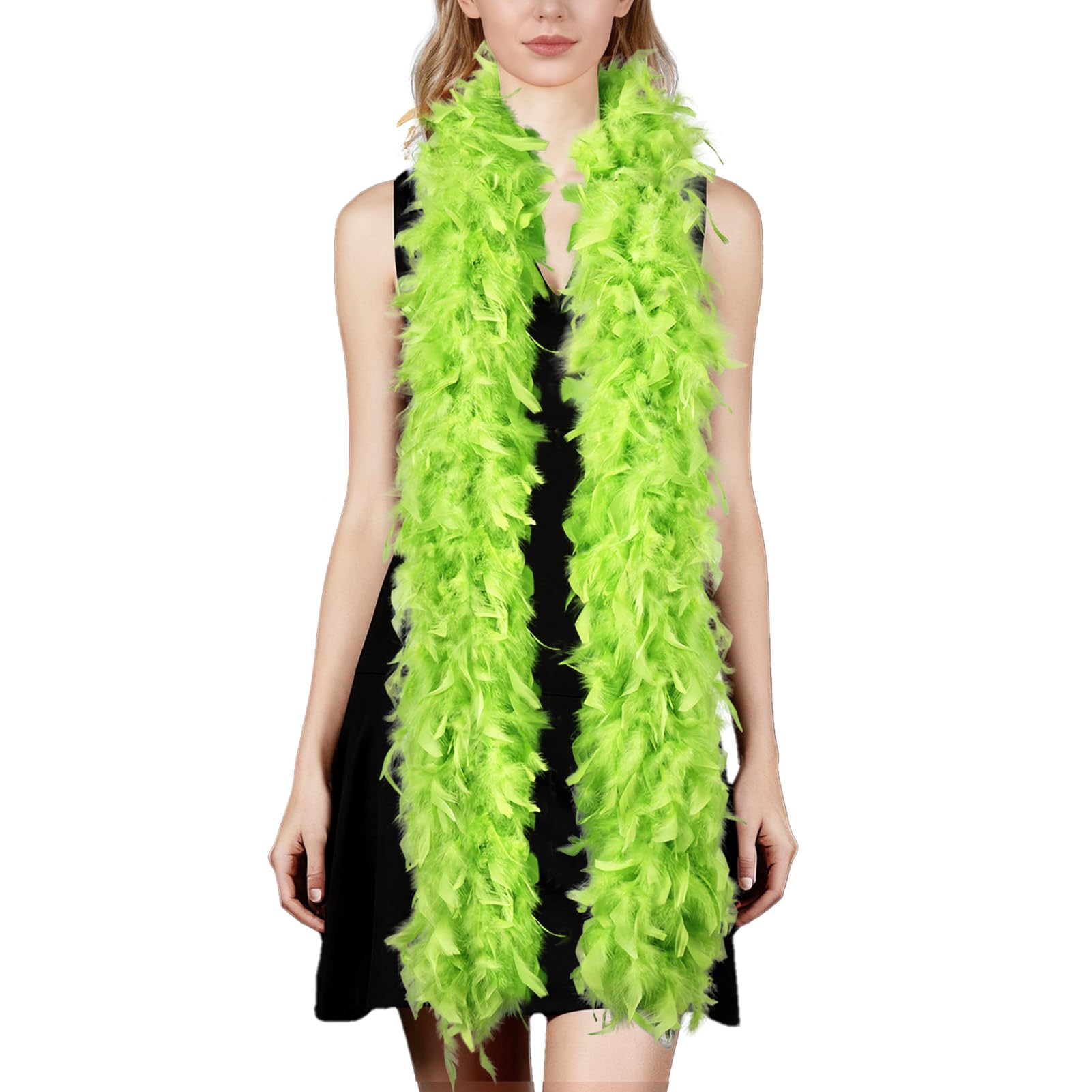 THARAHT 19 Color- 40/60g 2Yard Chandelle Feather Boa Dancing Wedding Party Halloween Costume Decoration Feathers boa