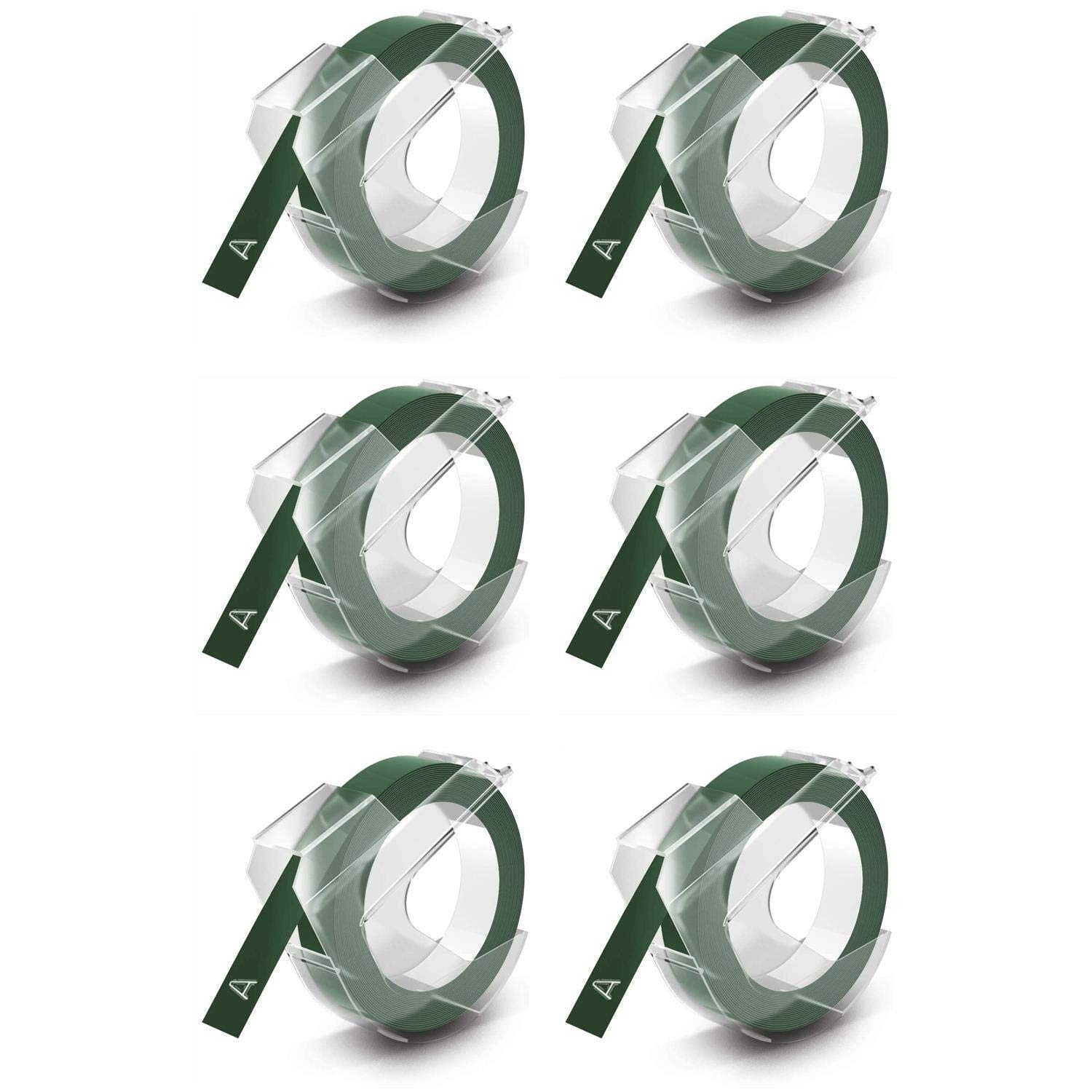 DYMO 3D Tape / 9 mm x 3 m/White Text Green Tape, S0898160 (Green Tape)