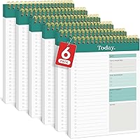 Vista 36 de Bloc de lista de tareas - Cuaderno de lista de tareas para el trabajo con 52 hojas, planificador diario sin fecha, perfecto para tareas diarias