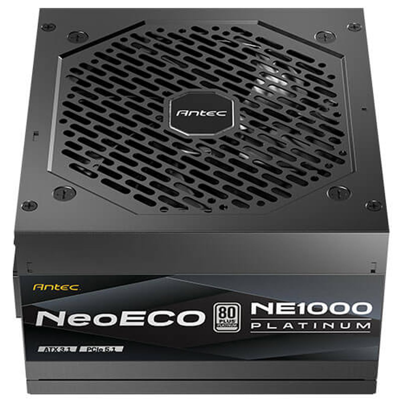 ANTEC NE1000P EC PC zasilacz sieciowy 1000 W, czarny | Obsługa ATX 3.1 i PCIe-5.1 z natywnym złączem 12 V-2x6
