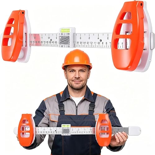 Level Ruler Picture Hanging Tool with Level – Precision Wall Mount Guide for Frames & Artwork, Easy Alignment Hanging Tool with Built-In Level for Home Decor Installation Comes with 50 nails