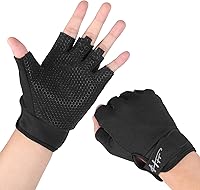 Vista 1 de Guantes de entrenamiento para hombres y mujeres, guantes de ejercicio para levantamiento de pesas, guantes sin dedos, guantes deportivos