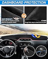 Vista 5 de CARTIST Funda para salpicadero Compatible con Kia Soul 2014-2019 Accesorios Funda para salpicadero Alfombrilla antideslizante y antirreflejos
