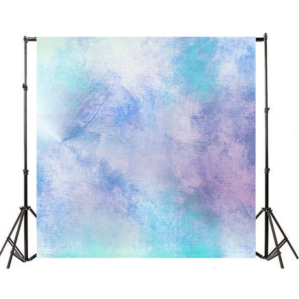 Toile De Fond Photo Vinyle Abstrait Violet - 2,5x3,5 M - Texture Grunge - Pour Studio, Mariage, Portrait - 12