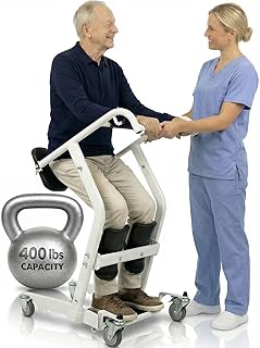 Vive Mobility Sit to Stand Patient Lift for Handicapped - Stand Assist Lift Aid for Home Care Use - Elderly Lift Assist Transfer Device - Transport Chair Stand Assist for Seniors, Adults & Disabled