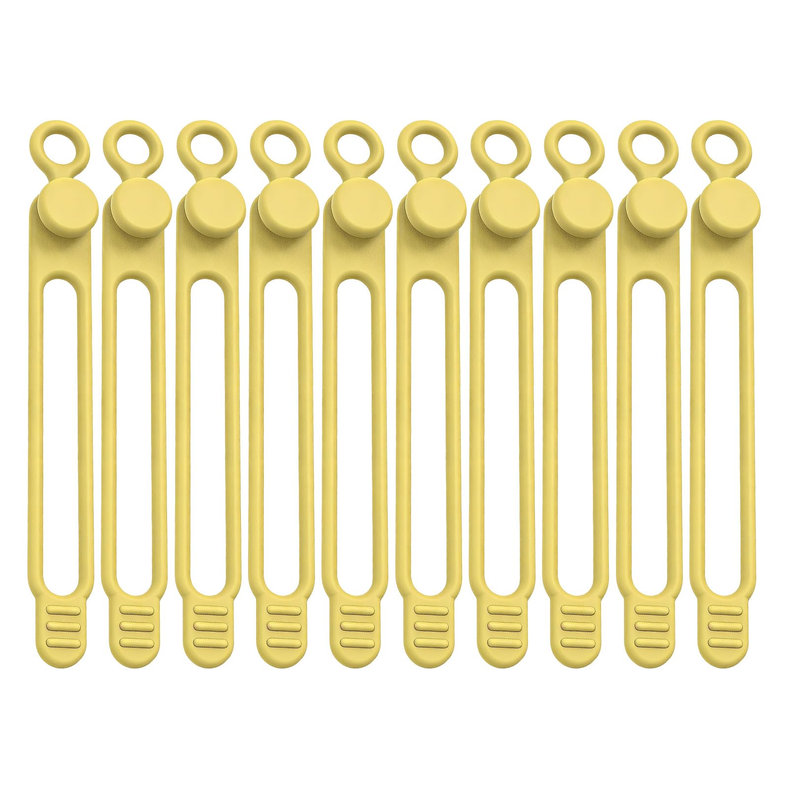 Cable Ties,10pcs,Small Zip Ties,Data Cable Organizer, Reusable Silicone Cables Straps,Elastic Reusable Silicone Cables Straps Cord Organizer for Bundling and Earphone, Phone Charger