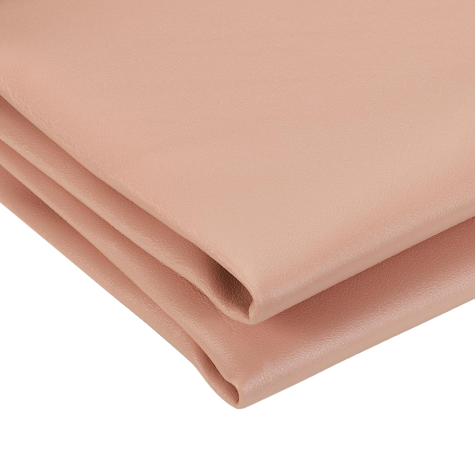 sourcing map Marine Vinyl Fabric, 54 Inch 1 Yard Upholstery Faux Leather Soft Waterproof Sheets Fabric for Crafts DIY Sewings Sofa Wallets Handbag Car, Pink