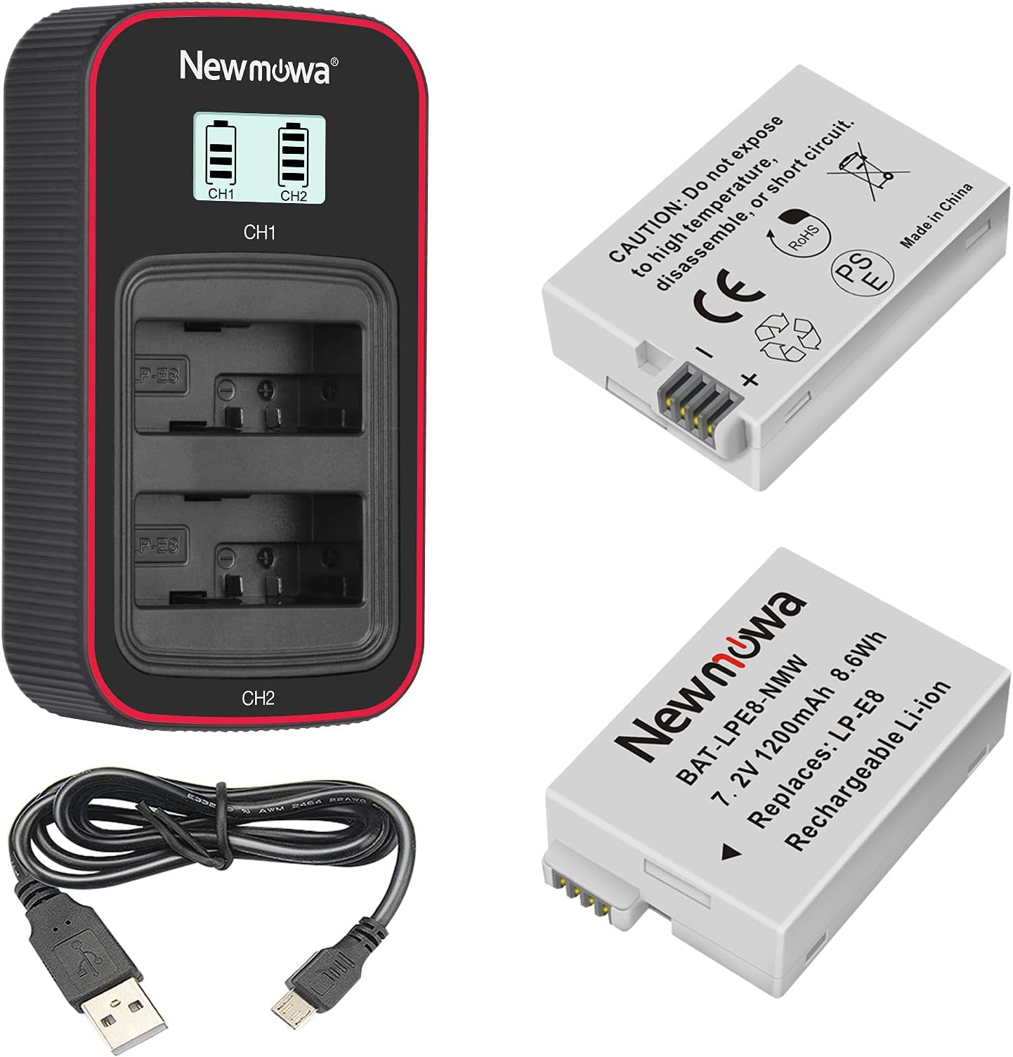 EN-EL3 Accu / Vervangende Batterij voor de Nikon ENEL3A Accu - 1300 mAh EN-EL3 Accu / Vervangende Batterij voor de Nikon ENEL3A Accu - 1300 mAh
