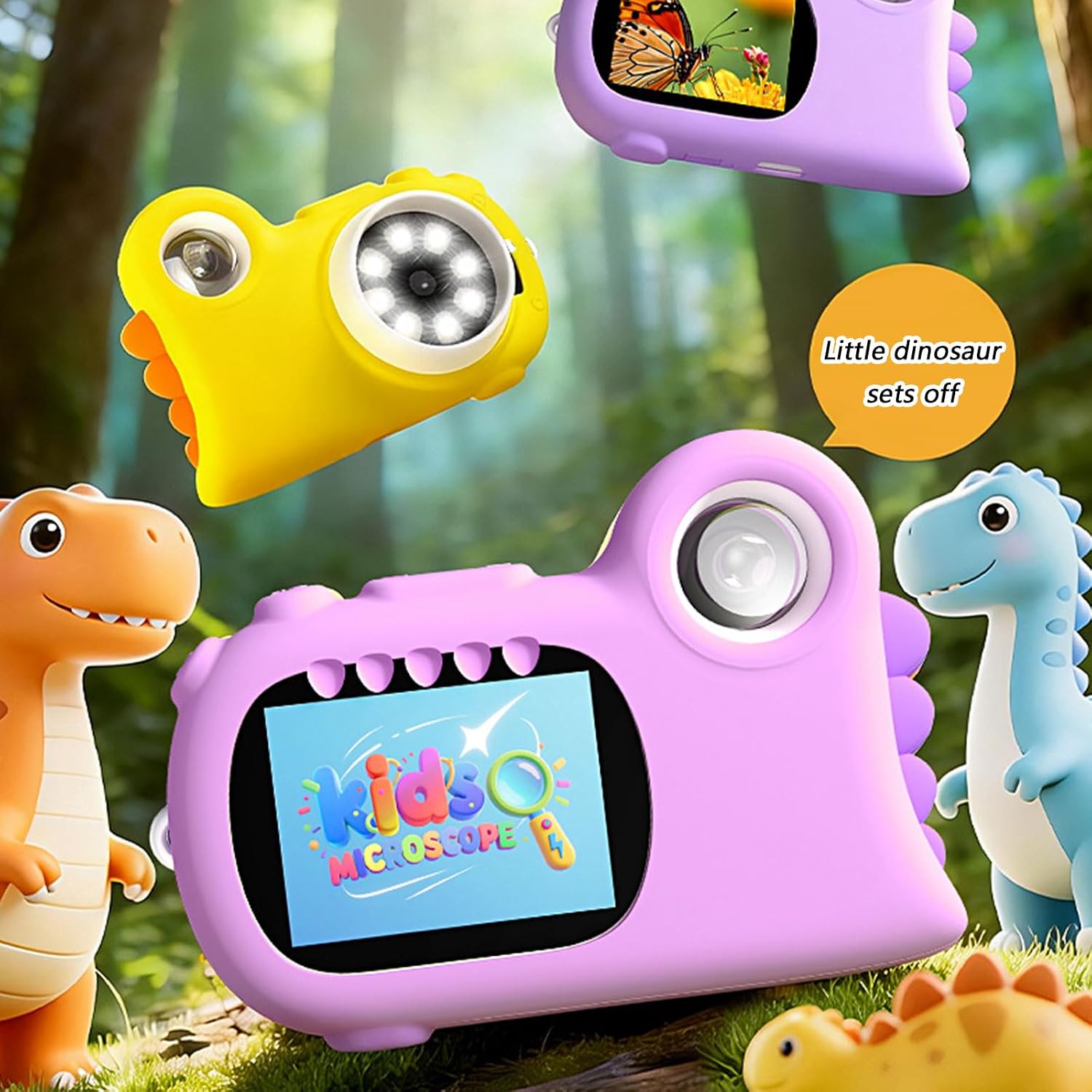 Handheld Microscope with 2inch Color Display and 50-1000X Great for Home and School Science Projects Science Toy