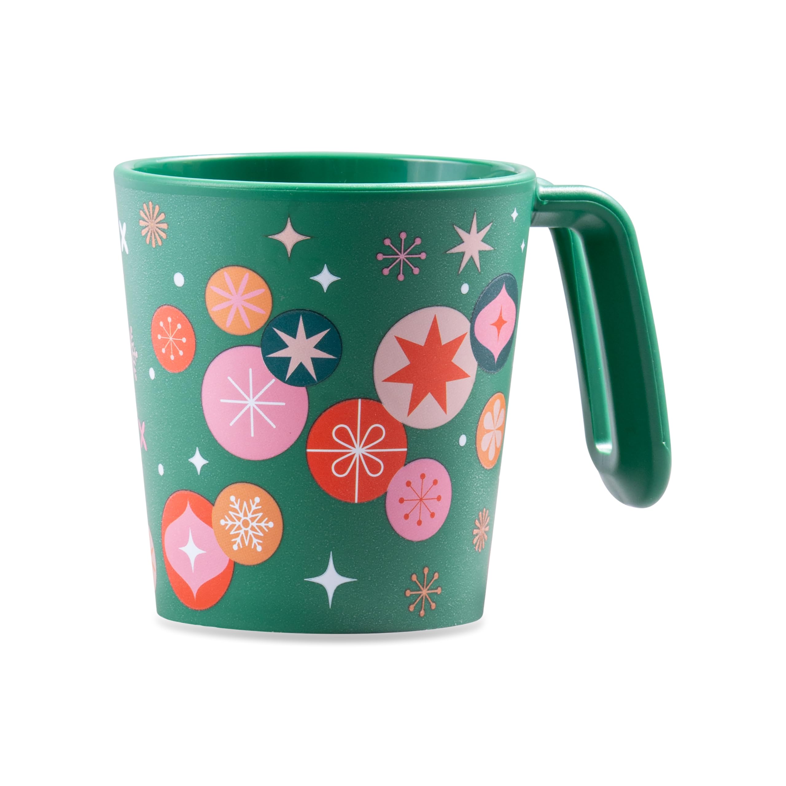 Koziol MUKK Mehrwegbecher, wiederverwendbar, stapelbar, spülmaschinenfest, Glühweinbecher für Weihnachtsmärkte, 30er Set, max. Füllmenge 260 ml, Eichstrich bei 200 ml, Velvet Green