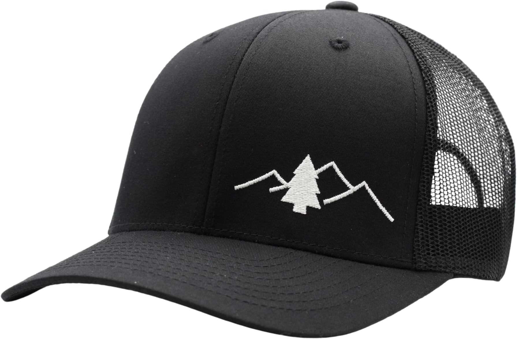 LINDO Trucker Hat - The Great Outdoors, Black, Large