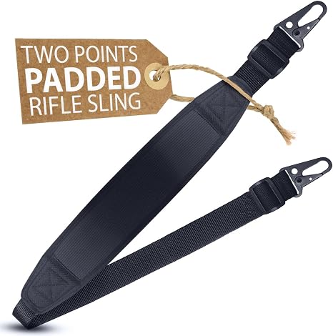 11. Padded Adjustable Best Rifle Sling for Tripod Use