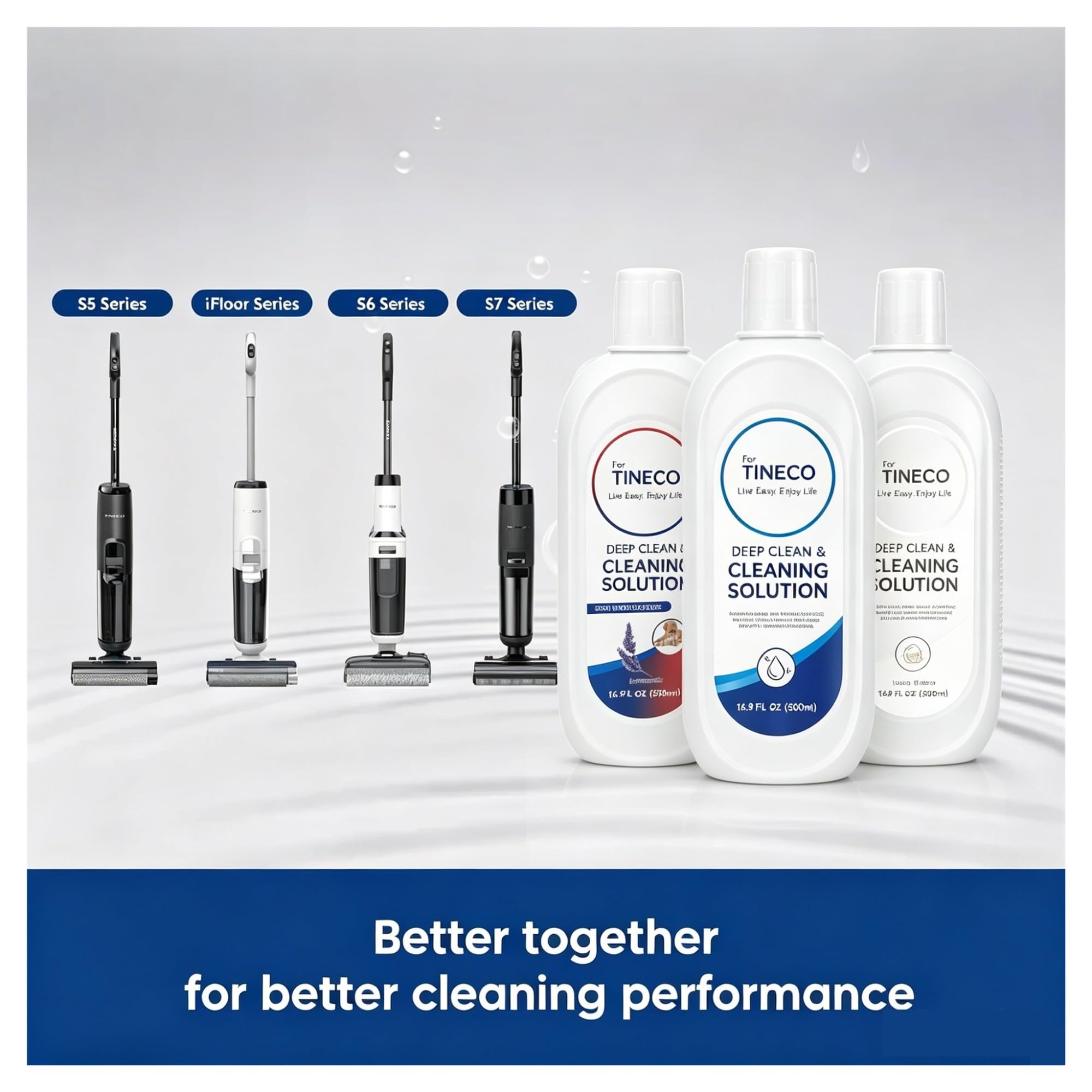 Detergente pavimenti profumato 500ML compatibile con Tineco FLOOR ONE S3 S5
