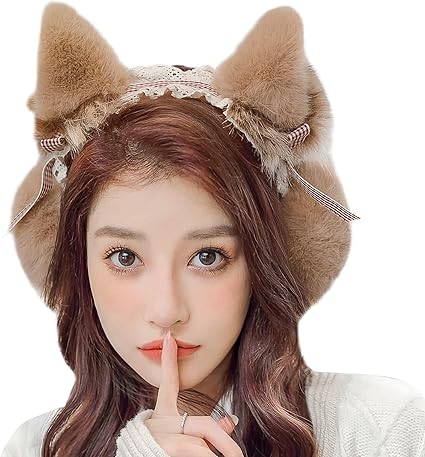Amazon Co Jp 耳当て イヤーウォーマー 女の子 ふわふわ 萌え萌え 可愛い 猫耳 レース 蝶結び 耳カバー 防風 防寒 イヤーマフ 暖かい 耳あて 秋冬 元気満々 小顔効果 ファッション小物 お出かけ アウトドア 雪遊び クリスマス 誕生日 学生用 大人用 カーキ ファッション Amazon Co Jp 耳当て イヤーウォーマー 女の子 ふわふわ 萌え萌え 可愛い 猫耳 レース 蝶結び 耳カバー 防風 防寒 イヤーマフ 暖かい 耳あて 秋冬 元気満々 小顔効果 ファッション小物 お出かけ アウトドア 雪遊び クリスマス 誕生日 学生用 大人用 カーキ ファッション