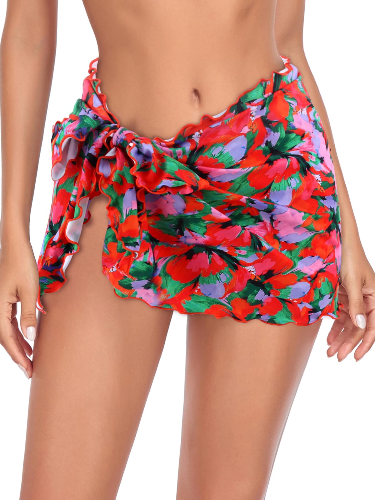 RELLECIGA Women's Beach Sarong Short Wraps