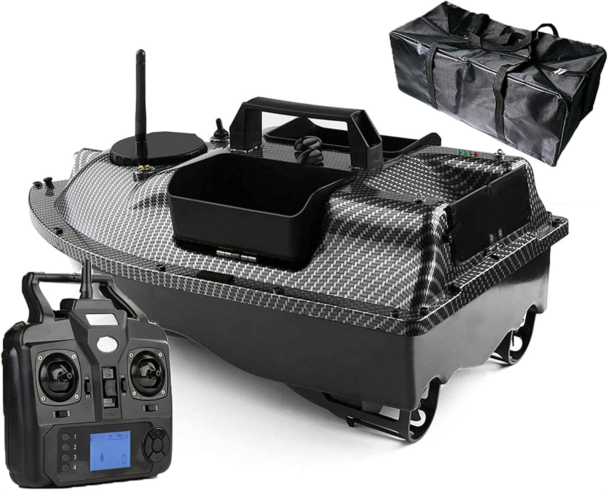 Fish finder boat de pêche connecté avec télécommande RC longue portée 500m