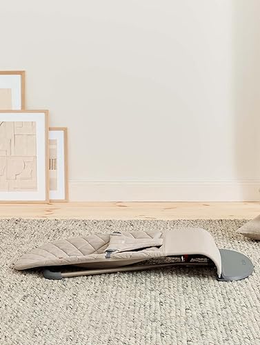 Miniatura 9 de BabyBjörn Bouncer Bliss, tejido clásico, gris arena