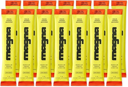 Vista 9 de MAGNA Mezcla de bebida en polvo de electrolitos para hidratación, energía y apoyo de concentración con treonato L de magnesio, sodio, potasio