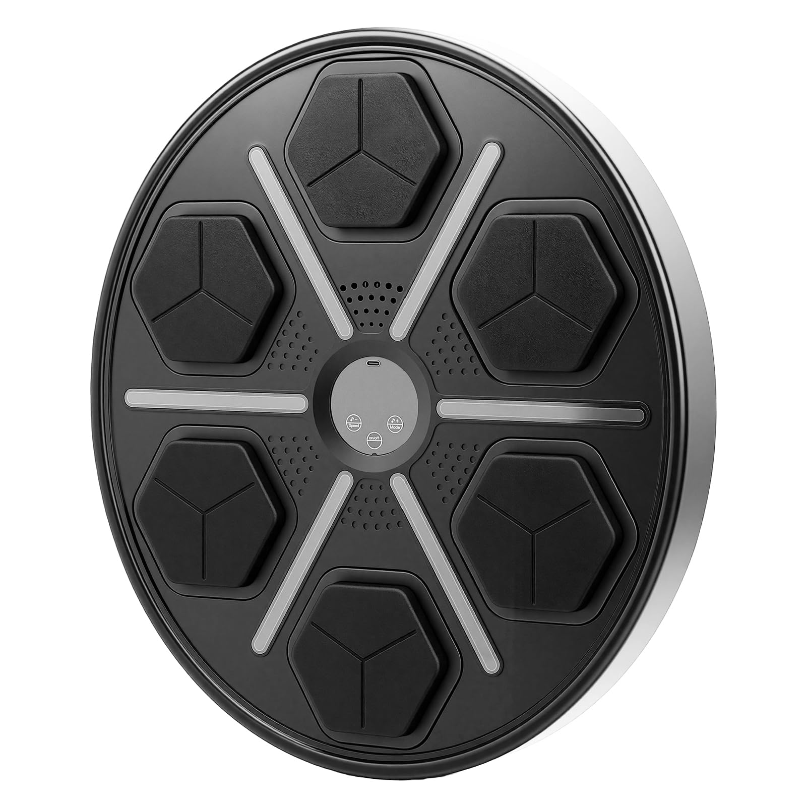 Máquina de Boxeo Musical Interactiva para Adultos Montada en la Pared con Lista de Reproducción BT Sync para Entrenamiento Respuesta Rápida Juegos Fiesta en Gimn