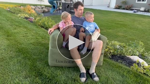 Amazon.com: Luxchoice Inflatable Couch Premium Oxford Cloth