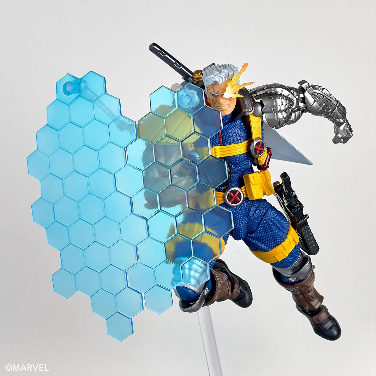 Kaiyodo Revoltech Amazing Yamaguchi X-Men Cable Version 1.5, Total Height Approx. 6.7 inches (170 mm), Non-scale, PVC, ABS, POM, Painted Action Figure NR083