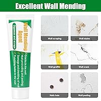 Vista 4 de Drywall Repair Kit, Spackle Wall Repair Kit, Spackle Wall Repair Patch & Wall Mending Agent, Nail Hole Repair, Quick and Easy Solution for Drywall
