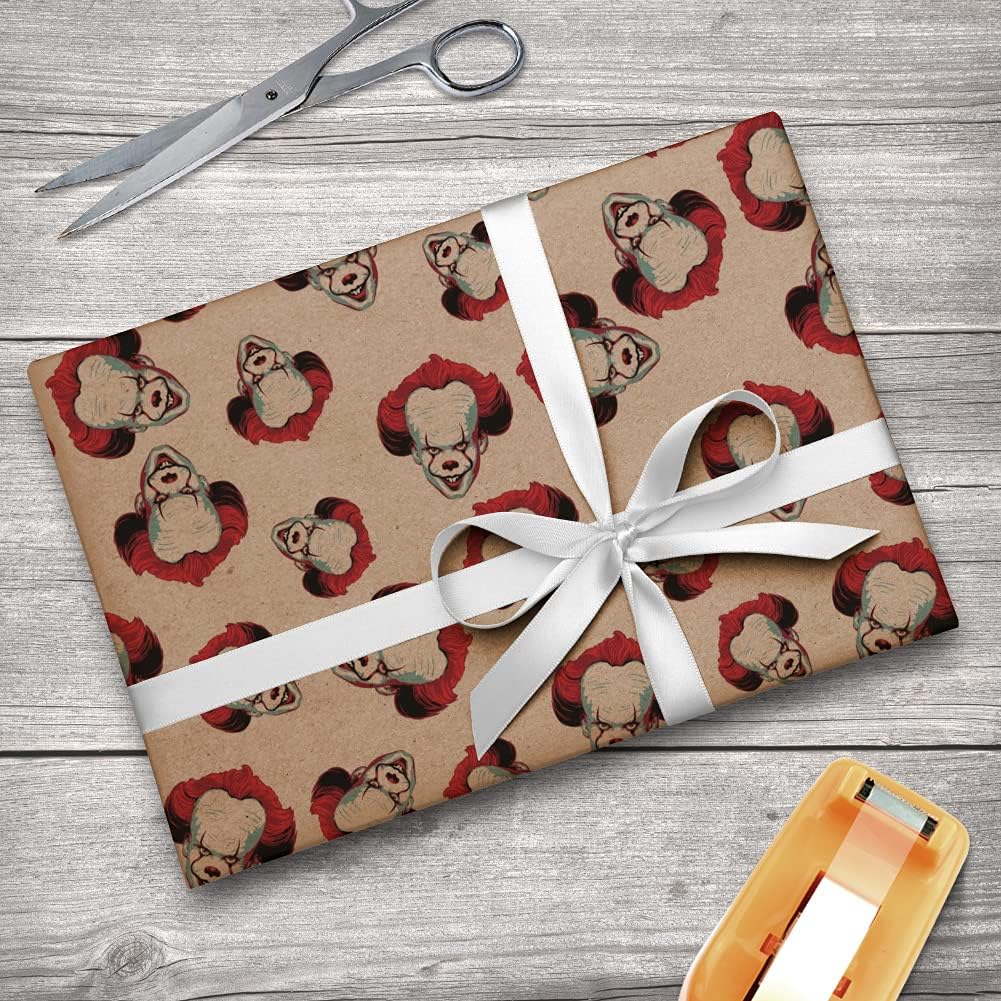 GRAPHICS & MORE IT Pennywise Come Home Premium Kraft Roll Gift Wrap Wrapping Paper