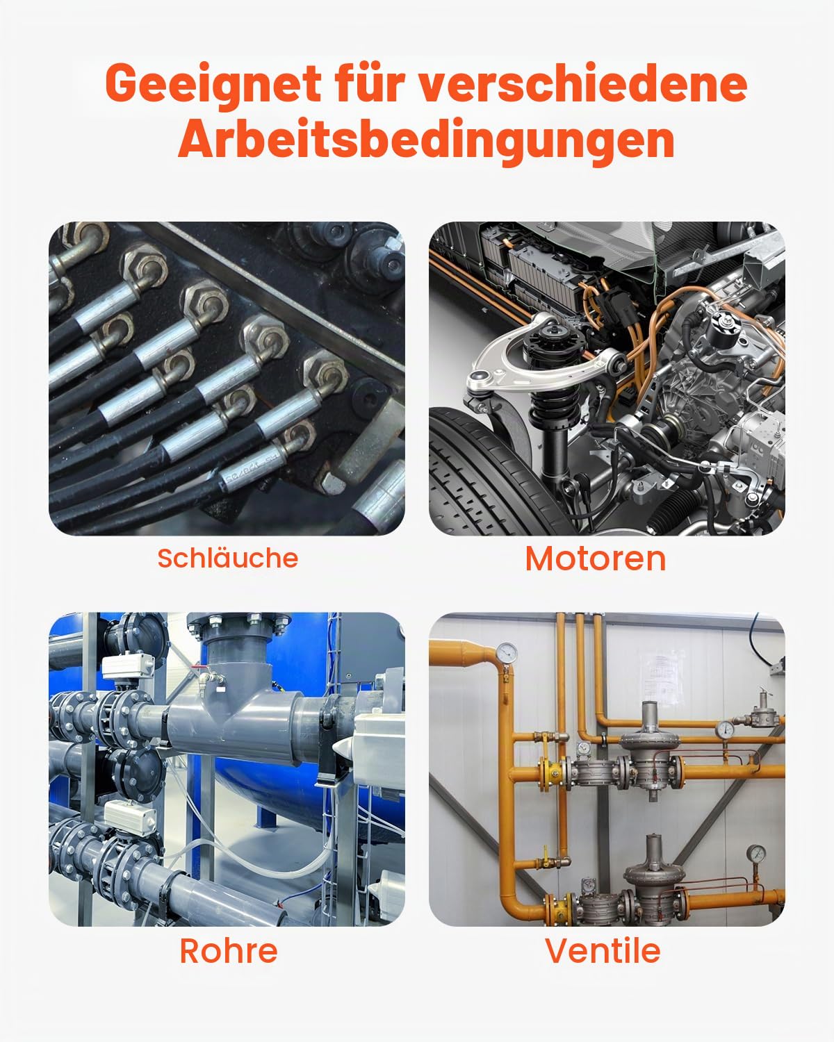 VEVOR 64-teiliges DIN-Hydraulikfittings, Industriehydraulikkappe & -stopfen, Schlauch- & Rohrfitting-Set, Kappen- & Stopfen-Set mit Präzisionsgewinde, Armaturenbrettgrößen 14/16/18/22/26/30/36