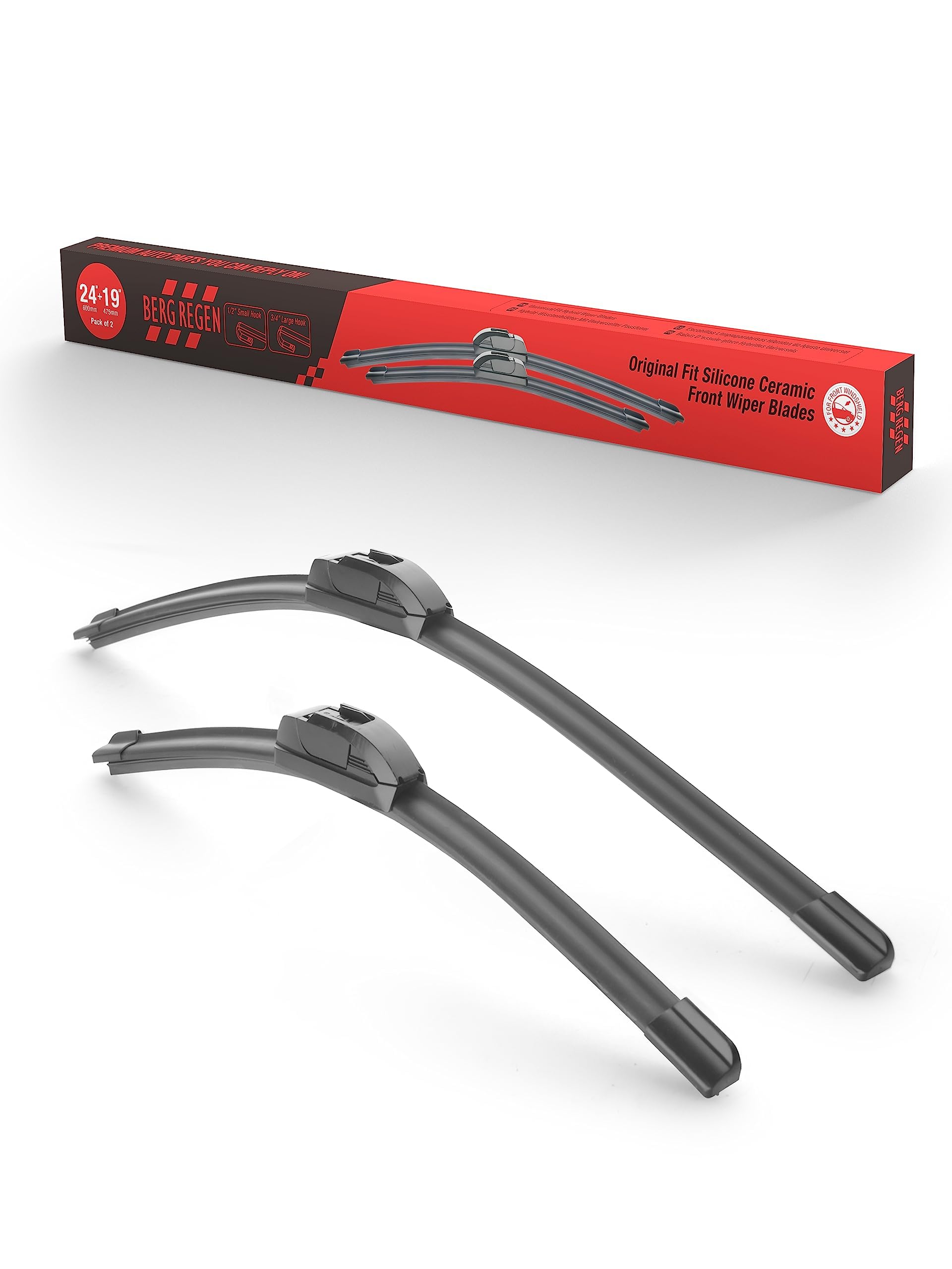 BERG REGEN Silicone Wiper Blade Set