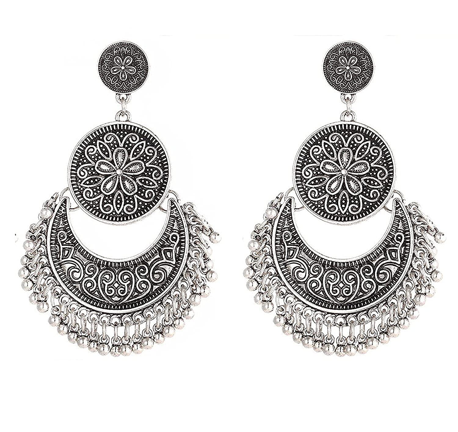 See full amazon price history chart for Shining Diva Fashion Oxidized Silver Stylish Fancy Jhumki Traditional Earrings for Women & Girls(Oxidised Silver)(rrsd8579er) Shining Diva Fashion Oxidized Silver Stylish Fancy Jhumki Traditional Earrings for Women & Girls(Oxidised Silver)(rrsd8579er) (B073H7QDWS) Amazon Price History, Amazon Price Tracker