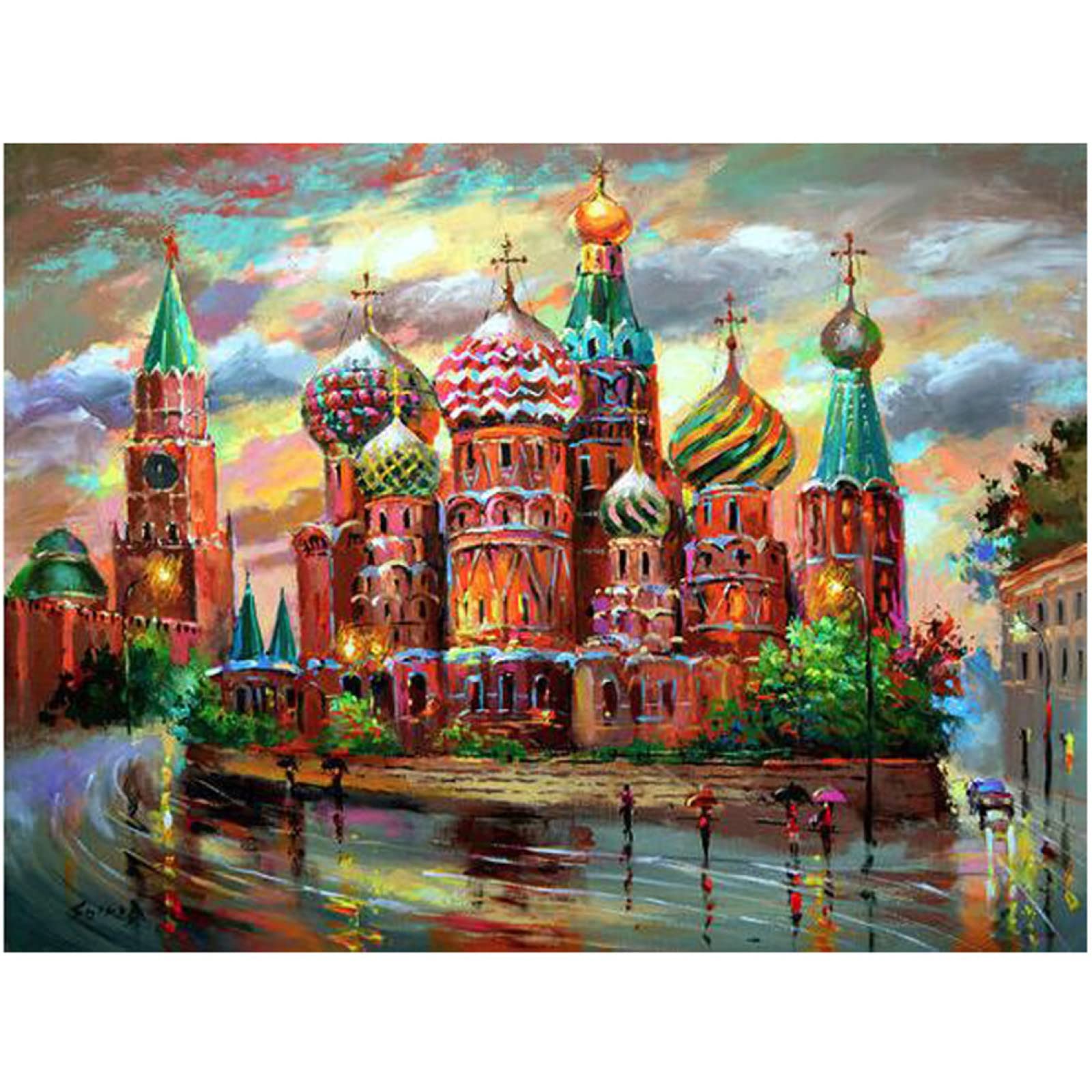 Kit Diamond Painting 5D - 30x40 Cm - Con Diamanti E Strass - Per Decorazione E Relax - Idea Regalo - Foto 14