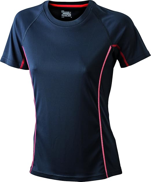 TeeShirt Running avec détails réfléchissants TeeShirt Technique Femme Amazon.fr Sports et